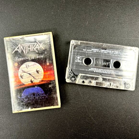 Anthrax: Persistence of Time Cassette Tape, Heavy Metal - Picture 6 of 6